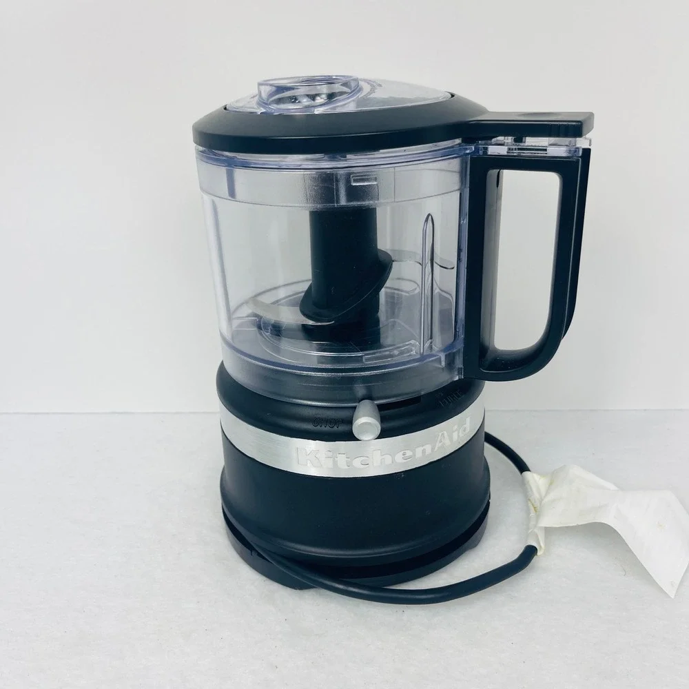 KitchenAid 3.5 Cup Food Chopper Matte Black KFC3516BM 2-Speed Mini Processor